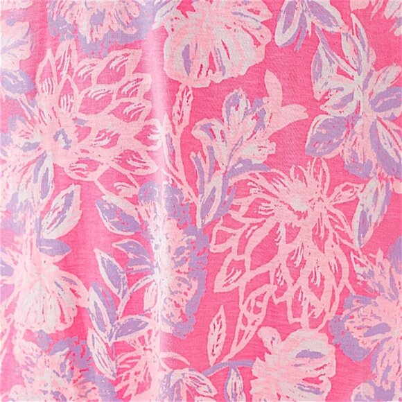 Lilly Pulitzer Dwyer Midi Dress in Rousseau Pink/Zen Garden NWT - Size Large - Picture 6 of 9